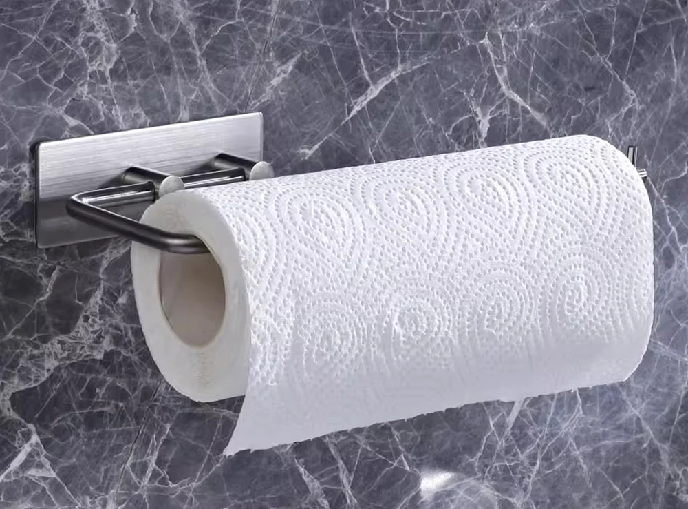 Characteres Immaculati Steel Tissue Holder.